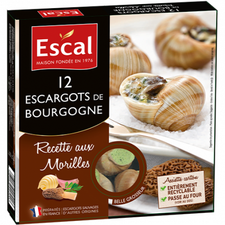 Escargots de Bourgogne 10 douzaines Belle grosseur - Conserve