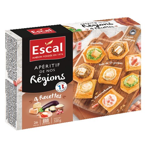 One box with 26 Regional snacks
