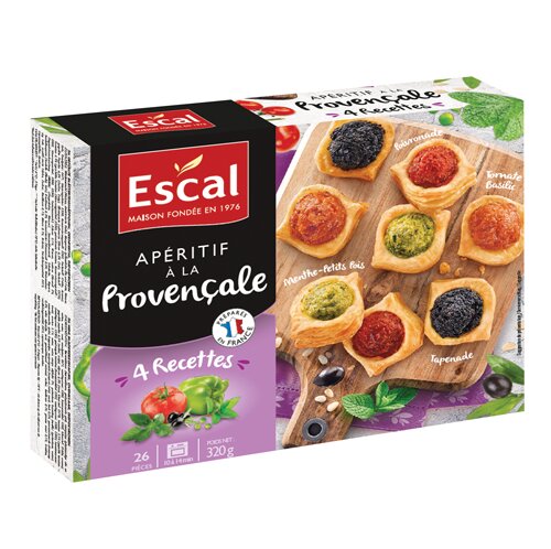 One box with 26 snacks from Provence