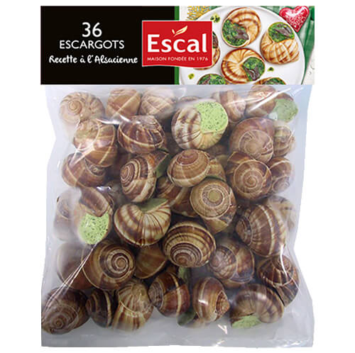 Un sachet de 36 Escargots à l'Alsacienne