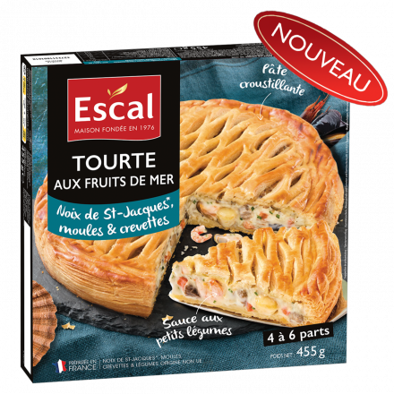 Tourte aux fruits de mer