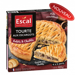 Emballage tourte aux escargots